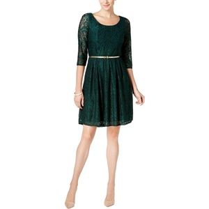 NY Collection Women’s Lace Knee Length Dress